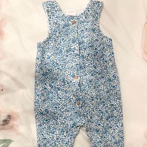 Zara baby floral jumpsuit